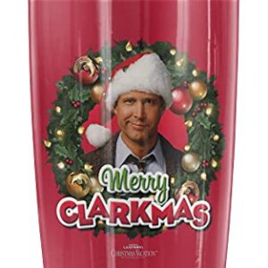 Logovision Christmas Vacation Merry Clarkmas Stainless Steel Tumbler 20 oz Coffee Travel Mug/Cup, Vacuum Insulated & Double Wall with Leakproof Sliding Lid | Great for Hot Drinks and Cold Beverages