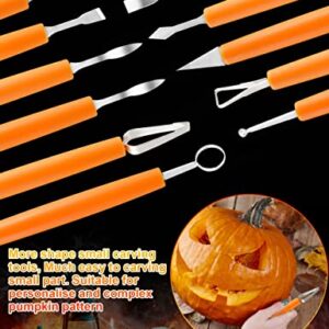 Halloween Pumpkin Carving Tools, 24 PCS Best Pumpkin Carving Tools, Stainless Steel Professional Pumpkin Cutting Carving Set with Carrying Case, Carving Kit Tools for Halloween