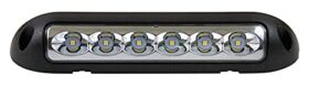 advanced led new 10-30v 8 inch waterproof awning/porch/deck light bar for rvs, boats, campers, caravans, trailers, in die cast aluminum housing w/pc lens, engineered reflector, & super hi-power leds