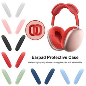 Tucana Silicone Earpad Case Compatible for AirPods Max, Earcup Cover Protector Red