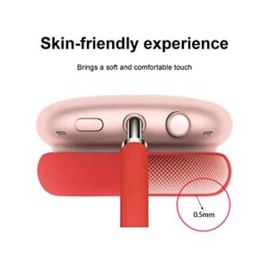 Tucana Silicone Earpad Case Compatible for AirPods Max, Earcup Cover Protector Red