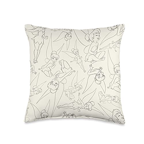 Disney Peter Pan Tinker Bell Poses Throw Pillow, 16x16, Multicolor