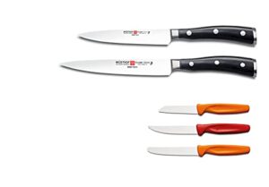 wüsthof classic ikon 2-piece utility set with paring knives
