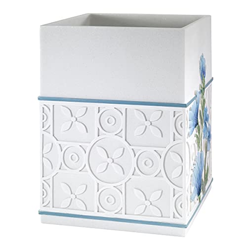 Avanti Linens - Wastebasket, Trash Can, Garden Inspired Home Décor (Garden View Collection)