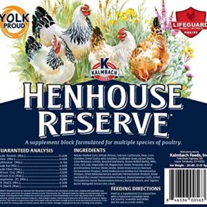 Kalmbach Feeds Henhouse Reserve Supplement Treat Block for Chickens, 20 lb