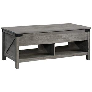 sauder bridge acre wood lift-top coffee table in mystic oak, mystic oak finish