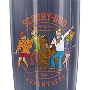 Logovision Scooby-Doo Scooby Adventures Stainless Steel Tumbler 20 oz Coffee Travel Mug/Cup, Vacuum Insulated & Double Wall with Leakproof Sliding Lid | Great for Hot Drinks and Cold Beverages