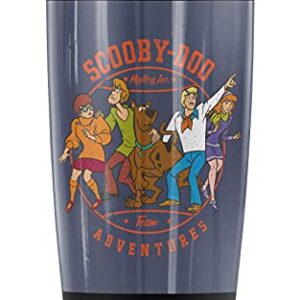 Logovision Scooby-Doo Scooby Adventures Stainless Steel Tumbler 20 oz Coffee Travel Mug/Cup, Vacuum Insulated & Double Wall with Leakproof Sliding Lid | Great for Hot Drinks and Cold Beverages