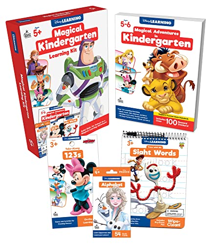 Disney Learning | Magical Kindergarten Learning Kit | 4 Products, Ages 3+