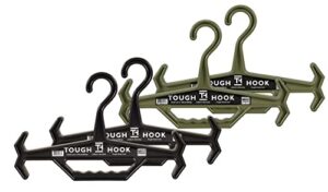 tough hook original hanger max pack set of 4 | 2 foliage and 2 black |usa made | multi pack