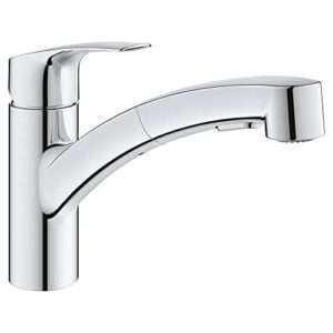 grohe 30306001 eurosmart dual spray pull-out kitchen faucet, chrome