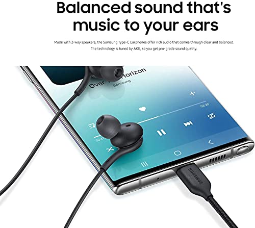 UrbanX 2021 Stereo Headphones for Note 10, Note 10+, Galaxy S10, S9 Plus, S10e, Galaxy S21, Galaxy S20 FE, Galaxy S20, Microphone and Volume Remote Type-C Connector