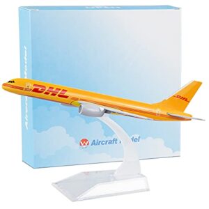 busyflies model airplane 1:400 scale diecast planes model dhl 757 model aircraft model for birthday gift