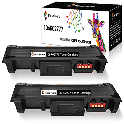 MasaiMara 106R02777 Compatible Toner Cartridge Replacement for Xerox 3215 3260 106R02777 to use with Xerox WorkCentre 3225 3215 3215NI 3225DNI Phaser 3260 3260DNI 3260DI 3052 (Black, 2Pack)