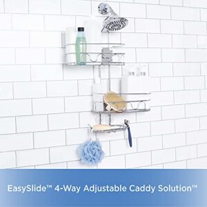 Kenney EasySlide 4 Way Adjustable Caddy Solution, Chrome