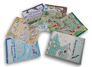 rod & staff preschool curriculum - ghi jkl series - early learning homeschool set of 6 workbooks