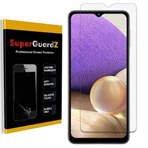 [8-pack] for samsung galaxy a32 / samsung galaxy a12 screen protector, superguardz, ultra clear, anti-scratch, anti-bubble