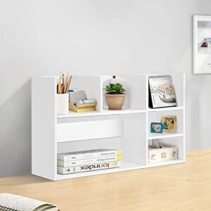 TY ARTS & CULTURE - Storage Closet Rack Office Home Bathroom Shelves Storage - Multi Functional Sizes cabinets Shelves Extra Large White Desk Organizer Shelves Case Racks Multi Units Storage System