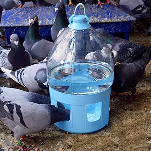 Bird Feeding Pigeons Feeder Water 4L Plastic Pet Drinker Dispenser Pot Container Birds - Automatic Feeders Water Dispenser