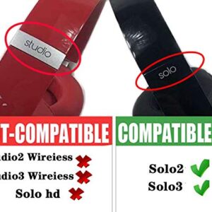 Solo3 Headband Replacement Parts Accessories Solo2 Headband Repair Kit Compatible with Solo 3.0 Solo 2.0 Wireless Top Headband