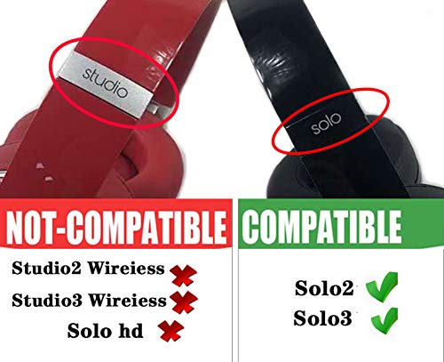 Solo3 Headband Replacement Parts Accessories Solo2 Headband Repair Kit Compatible with Solo 3.0 Solo 2.0 Wireless Top Headband