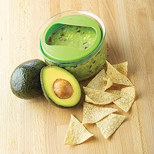 Progressive International Airtight Guacamole Saver - Fresh Guacamole Keeper – Food Storage Container - 2-Cup