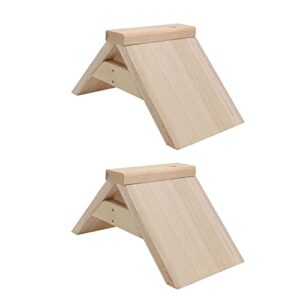 balacoo 2pcs pigeon perches woodden dove rest stand pigeons rest stand bird perches durable wood roost racing pigeon stand frame for dove swallow birds