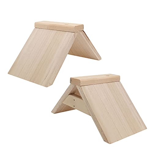 balacoo 2pcs Pigeon Perches Woodden Dove Rest Stand Pigeons Rest Stand Bird Perches Durable Wood Roost Racing Pigeon Stand Frame for Dove Swallow Birds