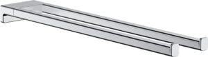hansgrohe -towel holder twin-handle 3-inch holder in chrome, 41770000