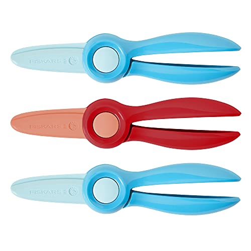 Fiskars Starter Kids Scissors, 3 Pack Set