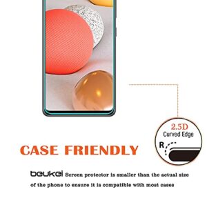 beukei (3 Pack) Compatible for Samsung Galaxy A42 5G Screen Protector Tempered Glass, Touch Sensitive,Case Friendly, 9H Hardness