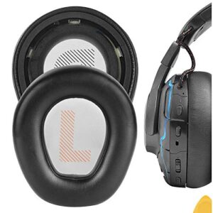 Geekria QuickFit Replacement Ear Pads for JBL Quantum ONE Wireless Headphones Ear Cushions, Headset Earpads, Ear Cups Cover Repair Parts (Black)