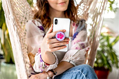 Foldable Cell Phone Stand and Tablets Holder (3 Pack) - Black White Marble Heart Pink