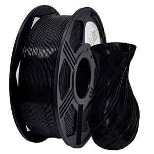 yoyi yoyi 3d printer filament,petg filament 1.75mm 2.2lbs(1kg) spool, dimensional accuracy +/- 0.03 mm,100% new raw material,petg black