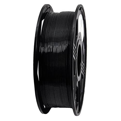 YOYI YOYI 3D Printer Filament,PETG Filament 1.75mm 2.2lbs(1kg) Spool, Dimensional Accuracy +/- 0.03 mm,100% New Raw Material,PETG Black
