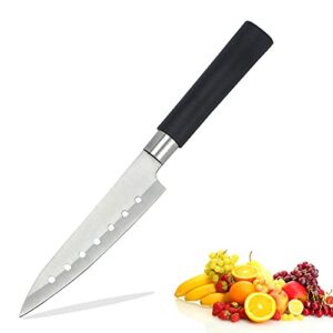 paring knife 4.8 inch, ultra sharp kitchen knife, german stainless steel, abs handle, for cutting, peeling, slicing fruits and vegetables