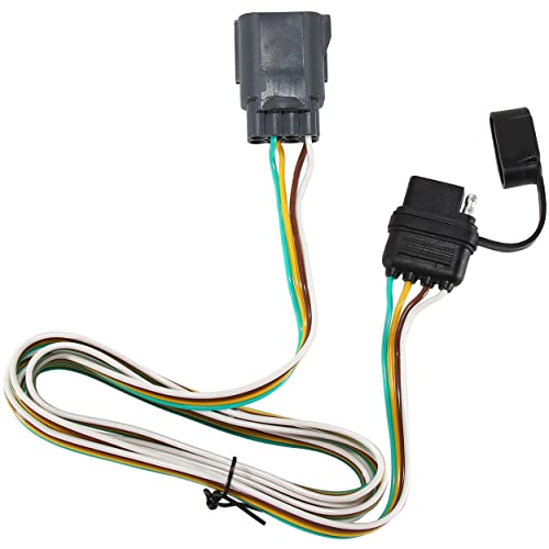 Oyviny Custom 4 Pin Trailer Wiring Harness for Buick Enclave 2013-2017/Chevrolet Traverse 2013-2017/GMC Acadia 2013-2016/GMC Acadia Limited 2017, Factory Tow Package Required