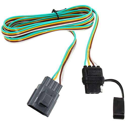 Oyviny Custom 4 Pin Trailer Wiring Harness for Buick Enclave 2013-2017/Chevrolet Traverse 2013-2017/GMC Acadia 2013-2016/GMC Acadia Limited 2017, Factory Tow Package Required