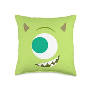 pixar disney monster, mike throw pillow, 16x16, multicolor