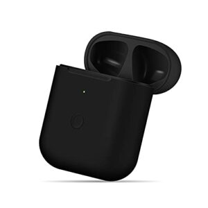 wireless charging case compatible with airpods 1 2，air pods charger case replacement with bluetooth pairing sync button，no aipods