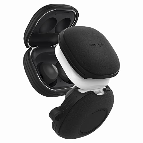 Caseology Vault Designed for Galaxy Buds 2 Pro Case (2022) Compatible with Buds 2 (2021) Buds Pro (2021) Buds Live (2020) - Matte Black