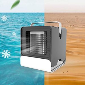 Portable Air Conditioner,Personal Air Cooler Misting Fan with 3-Speeds,Mini USB Portable Cooler Air Conditioning Fan,Quiet Mini Fan Air Cooler Suitable For Home,Office.