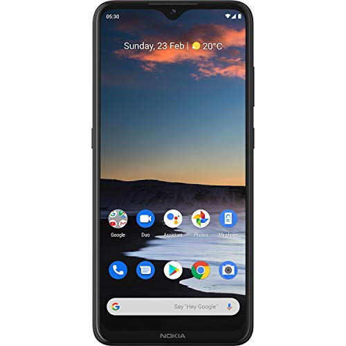 Nokia 5.3 | Android 10 | Unlocked Smartphone | 2-Day Battery | Single SIM | 4/64GB | 6.55-Inch Screen | 13MP Quad Camera | Charcoal