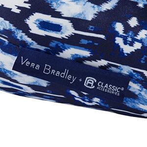 Vera Bradley by Classic Accessories Water-Resistant Outdoor Throw Pillows, 18 x 18 x 8 Inch, 2 Pack, Ikat Island