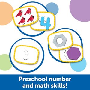 Learning Resources Skill Builders! Preschool Numbers - 52 Pieces, Ages 3+ Toddler Learning Activities, Preschool Learning Materials, Homeschool Preschool Supplies, Number Learning for Preschool