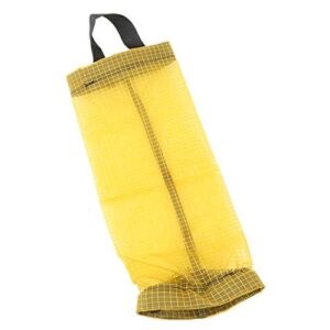 zaling carrier bag holder dispenser mesh hanging bag kitchen storage for carrier bag plastic bag bin bag ,style 2