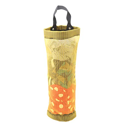 ZALING Carrier Bag Holder Dispenser Mesh Hanging Bag Kitchen Storage For Carrier Bag Plastic Bag Bin Bag ,Style 2