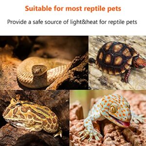 Wadoy Reptile Heater Guard, Heat Lamp Light Cage for Reptile, Heating Anti-Scald Burn Protective Lampshade Mesh Cover, Day Night Ceramic Light Bulb Heater Guard, Cubiod