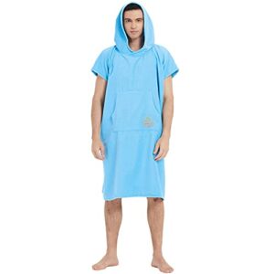 seashore tree beach towel hoodie swimming towels quick dry robes adult beach poncho for women men