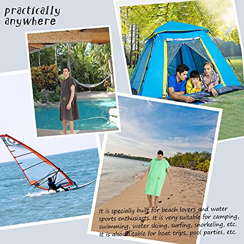 SEASHORE TREE Beach Towel Hoodie Swimming Towels Quick Dry Robes Adult Beach Poncho for Women Men